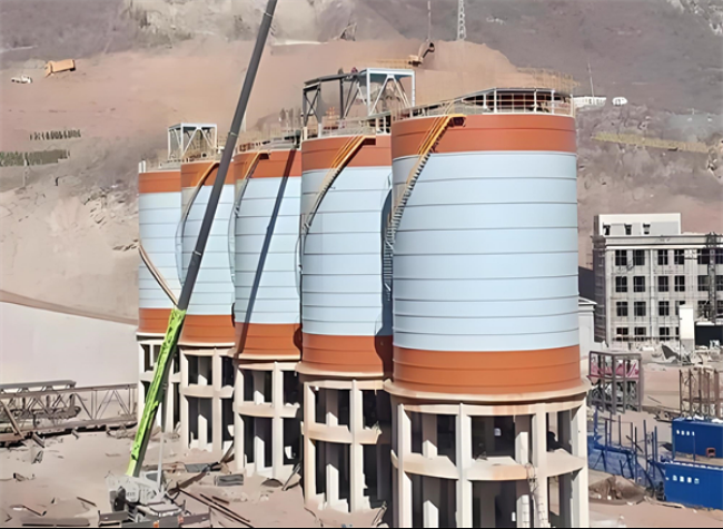 张北高架钢板仓