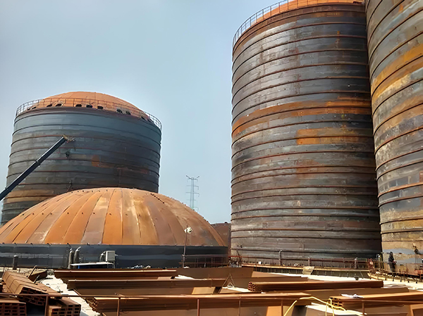 张北焦粉钢板仓